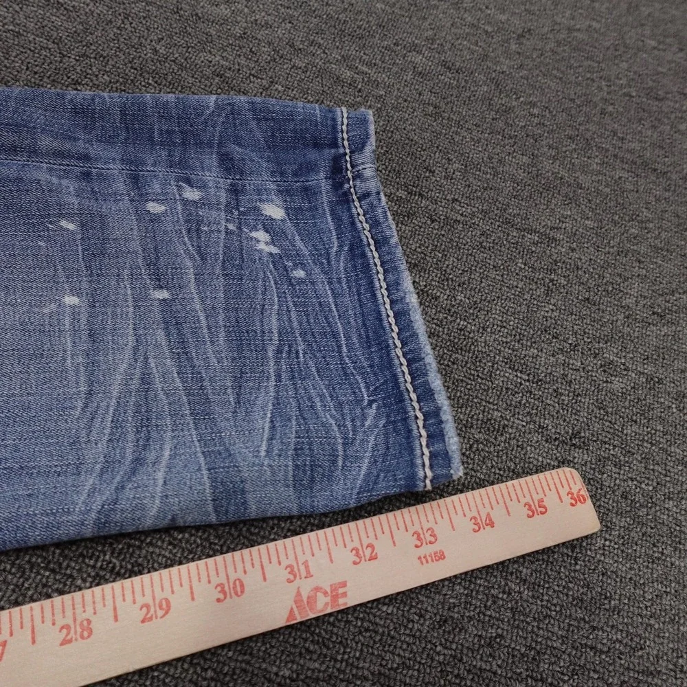 Salvage Supply Company Jeans Mens 34x34 Blue Med Wash Mayhem Straight Stretch